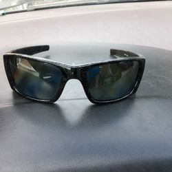 Oakley Sunglasses Fuel Cell  With Faint Graphic Pattern Good Condition Minor Scuff
