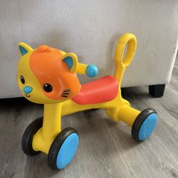 B. toys - Ride-On Toy - Riding Buddy - Cat: Pedal & Push Plastic, 50 lbs Capacity