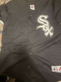 Chicago White Sox AJ Pierzynski Jersey Large Black Majestic