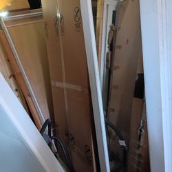 7 Mirror Door Booth Sides 28x80 ,Slab Only,Mirror Door ,7 Available Now