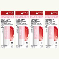 4 Pieces Of COVERGIRL Clean Fresh Tinted Lip Balm, You're the Pom