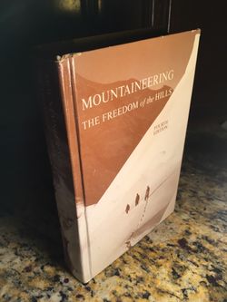 Mountaineering- the freedom of the hills 4th edition hardback book for offer , barter or trade