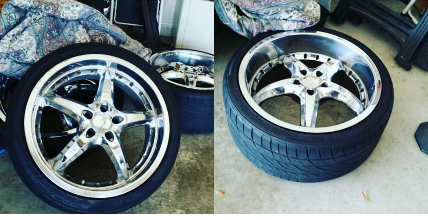 20" Ruff Racing rims need gone asap