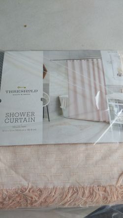 Threshold shower curtain new