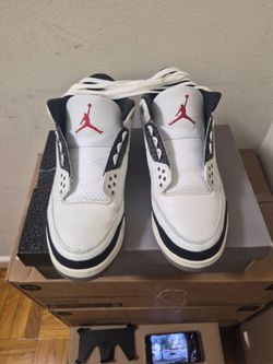 Air Jordan 3 White Cement Sneakers