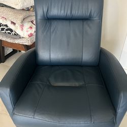 Blue Rocking Chair With Recliner OBO