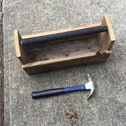 Wood Tool Box Carrier 