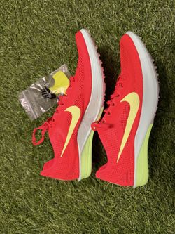 Mens 9 Women’s 10.5Nike ZoomX Dragonfly 2 Bright Crimson Lime Blast (FD8413 600)