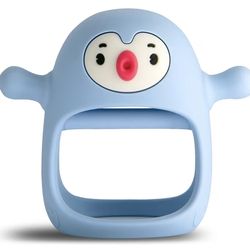 Smily Mia Baby Teething Toys for 0-6Months, Teethers for Babies 3-6Months | Penguin Teether | Hand Teether |Teething Mittens for Teething Relief, Baby