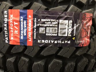 Brand New Tires (1) Pathraider Wildforce RT (35x12.50R20LT) (Single) ($192)