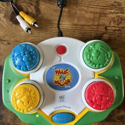 Milton Bradley Whac A Mole TV Plug N Play Video Game 7 Adventures 2005 Hasbro 