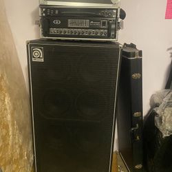 Ampeg SVT 810, 800 watt bass cab/ AFINADOR./Ampeg SVT-4 Pro Bass Amp Head/