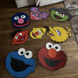 Sesame Street Character Cardboard Cut Outs