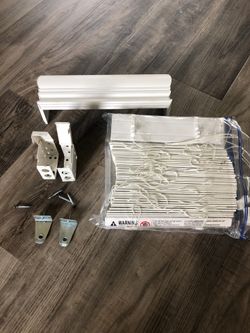 2” faux wood white blind 8 1/2 “x 72”