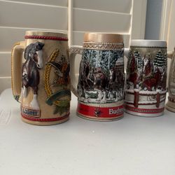 Budweiser Steins 
