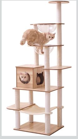 Tall Multi-Level Cat Tree with Condo