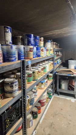Large Lot of Assorted Paint