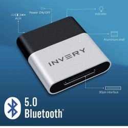 NVERY DockLinQ Pro Bluetooth 5.0 Adapter Receiver for Bose Sounddock and 30 pin iPod iPhone Music Docking Station