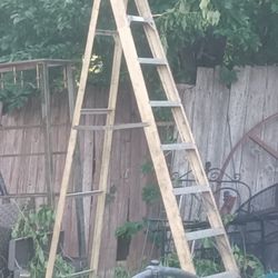 8 Foot Fiberglass. Werner Ladder 