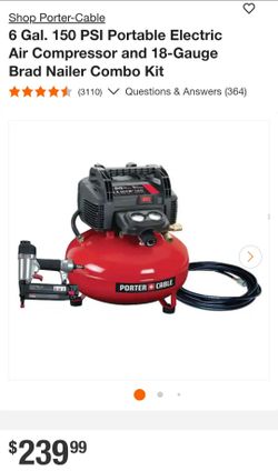 Portal cable air compressor