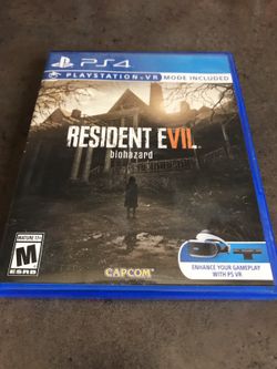 Resident evil 7 PS4