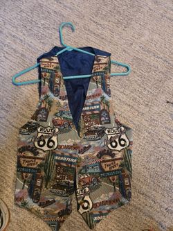 Route 66 Tapestry Vest Small