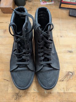 Vans skate shoes black