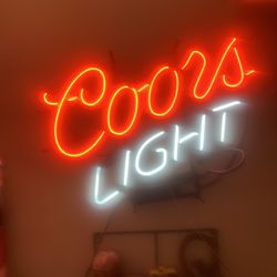 Neon Coors light