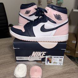 Size 11W / 9.5 Mens - Air Jordan 1 Retro High OG Atmosphere 'Bubble Gum'