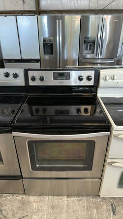 Whirlpool Stainless Steel Electric Range GlassTop