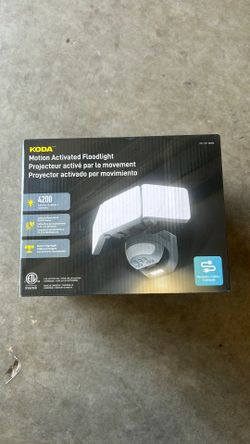 New Koda Motion Activated Floodlight Hardwired