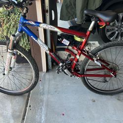 K2 Razorback Team MTB Full Suspension 24 Lbs Mountain Bike