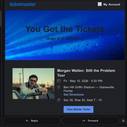 4-Morgan Wallen Tickets