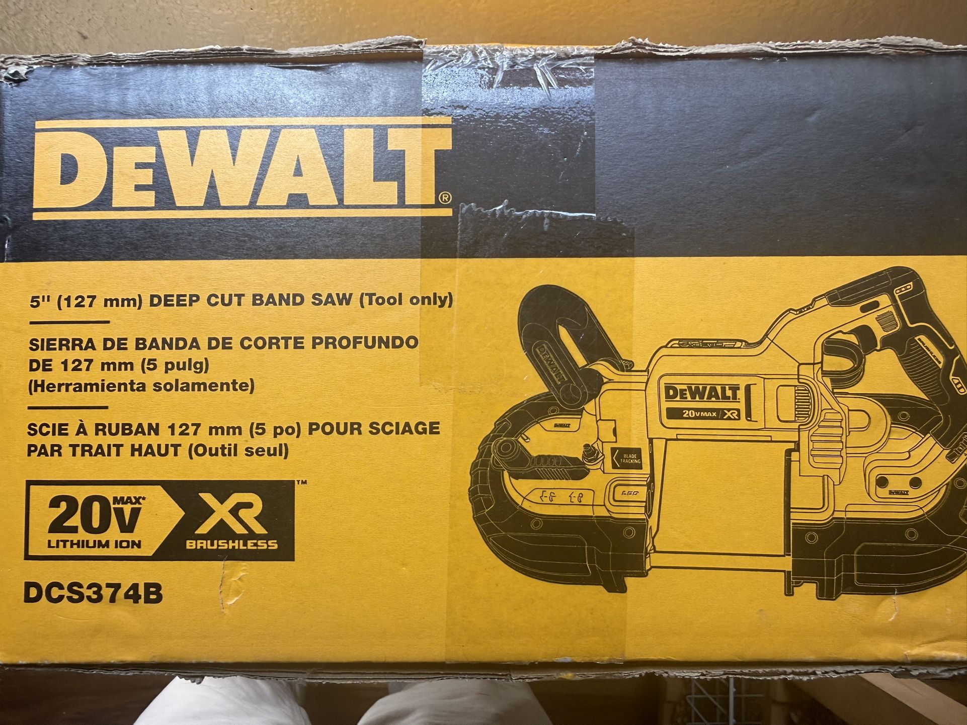 Brand New DEWALT 20V MAX XR Deep Cut Band Saw (DCS374B) – Tool Only