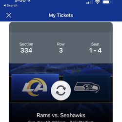 Rams Vs Seahawks Today 1:25pm 