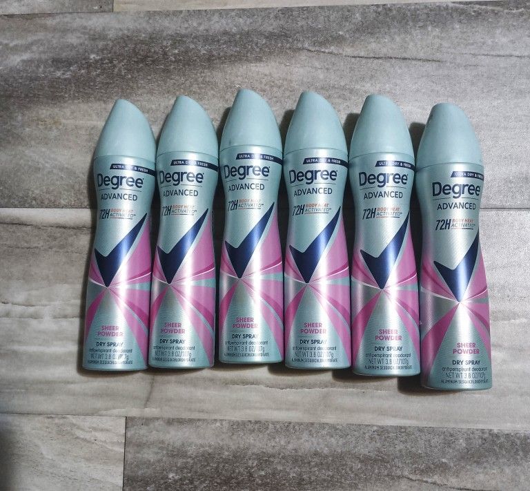 Degree Advanced Women's Deodorant Dry Spray BUNDLE