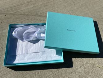 TIFFANY & CO Just box with ribbon Great New