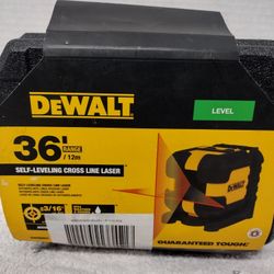 DeWalt 36ft. Self Leveling Cross Line Laser (Price Is Firm)