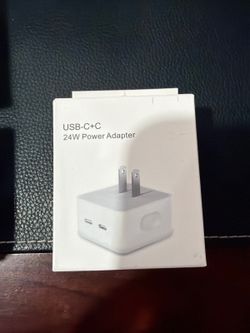 24W USB-C+C Power Adapter
