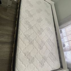Cama Twin Con Colchón 