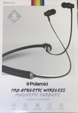 Polaroid pro athletic wireless magnetic ear buds with Blue tooth