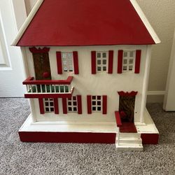 Vintage Wood dollhouse