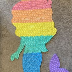 Jumbo Mermaid Pop It Fidget Sensory Toy