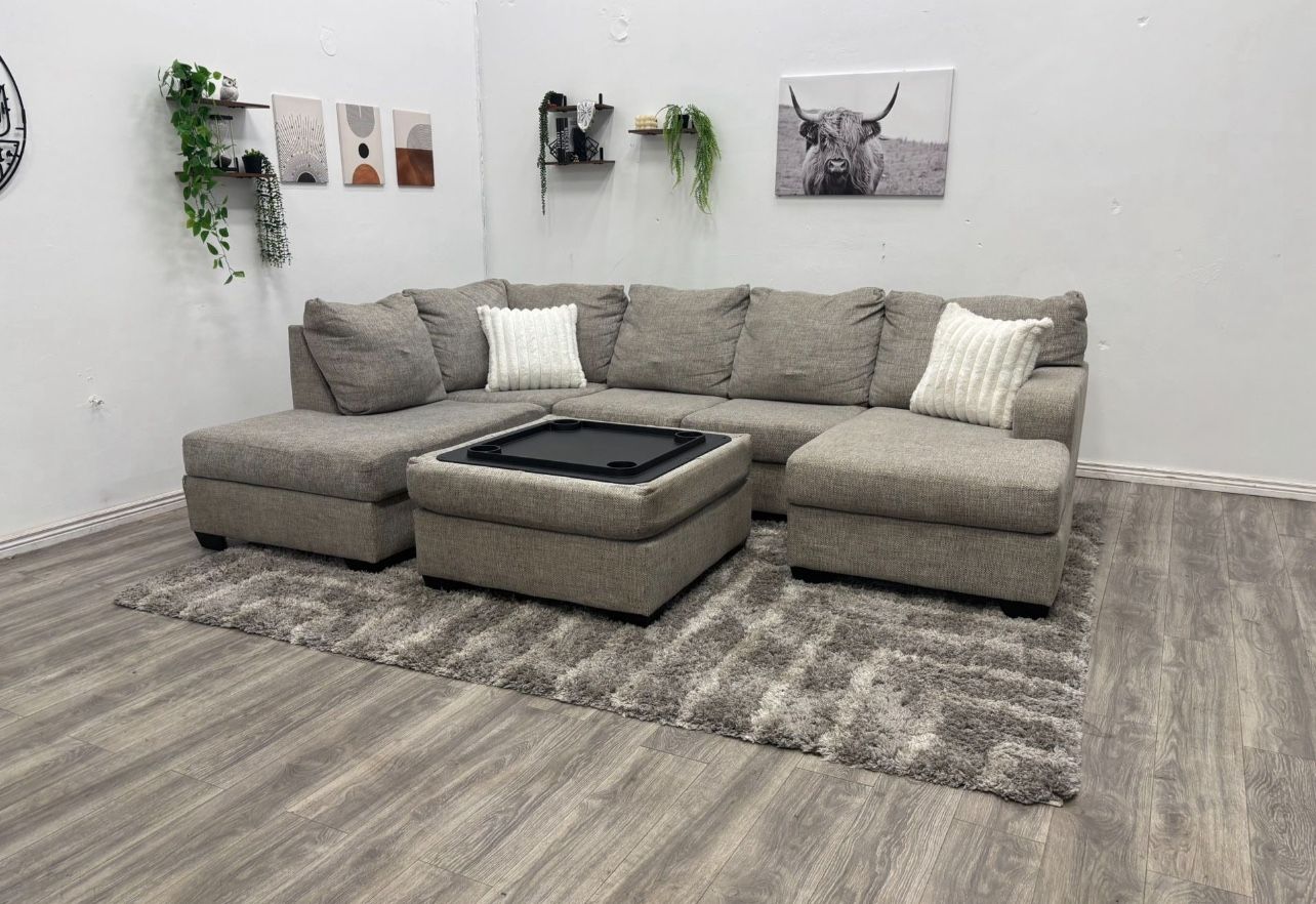 Gray Sectional Couch - Free Delivery