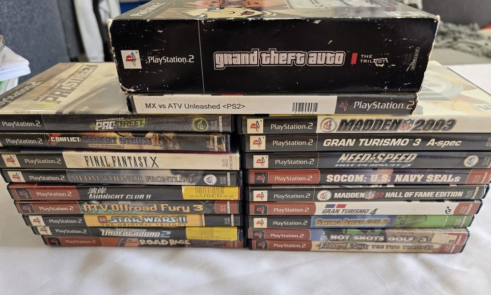 Video Games (PS3, PS2, PS1, Xbox One)