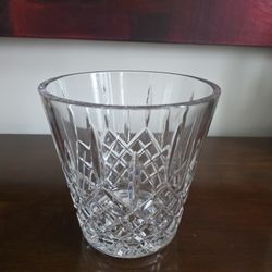 Crystal ice bucket in the 'Lismore' pattern by Waterford