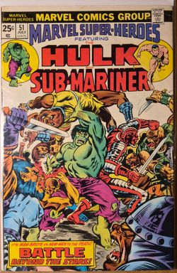 Marvel Super-Heroes #51 Comic Book 1975