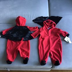 Baby halloween costume Cute Little Devil 3-6 months brand new