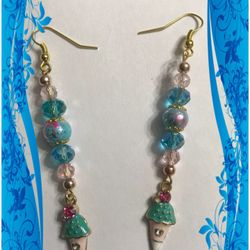 Ice cream earrings