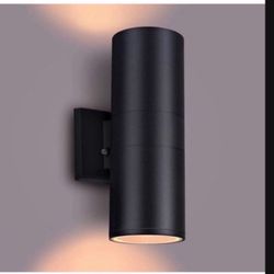Dusk to Dawn Outdoor Lighting, Up and Down Lights Outdoor Wall Sconce - 2 Light Lamps Included,Exterior Light Fixture Outdoor Wall Lights for Patio,Po
